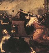 Jusepe de Ribera The Duel of Isabella de Carazzi and Diambra de Pottinella Germany oil painting reproduction